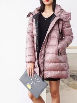 蒙口A型超轻羽绒服